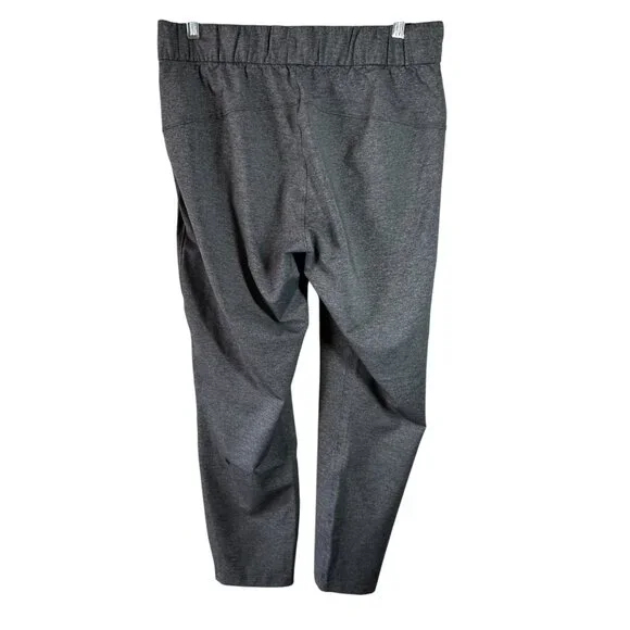 Lululemon On The Fly Pant 28” Heathered Black Luxtreme Size 8 - Picture 5 of 6